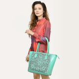 ADBGZ794 Tote Hand Tooled Genuine Western Leather Women Bag