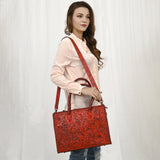 ADBG1412 Tote Hand Tooled Genuine Western Leather Women Bag