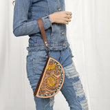 ADBG1433 Taco Hand Tooled Genuine Western Leather Women Bag