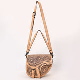 ADBGZ818 Crossbody  Hand Tooled Genuine Leather women bag western handbag purse