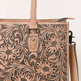 ADBG1158 Tote Hand Tooled Genuine Western Leather Women Bag