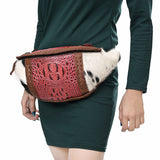 ADBG1441 Fanny Pack Genuine Western Leather Women Bag