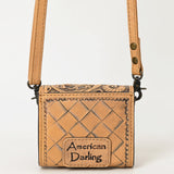 ADBG1444 Wallet Genuine Western Leather Women Bag