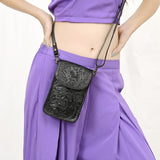 ADBG1448 Cellphone Holder Genuine Western Leather Women Bag