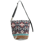 OHV343 Crossbody Upcycled Canvas Ladies Bag