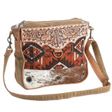 OHV348 Crossbody Upcycled Canvas Ladies Bag