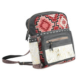 OHV361 Backpack Upcycled Canvas Ladies Bag