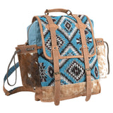 OHV371 Backpack Upcycled Canvas Ladies Bag