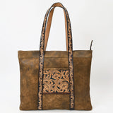 ADBGA479 Tote Hand Tooled Genuine Leather Women Bag Western Handbag Purse