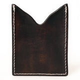 ADCCF111 Card-Holder Floral Hand Carved Genuine Leather Men & Women