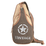 OHV391 Backpack Upcycled Canvas Ladies Bag