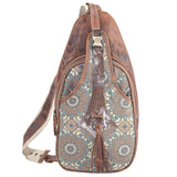 OHV393 Backpack Upcycled Canvas Ladies Bag