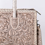 ADBG1131 Tote Hand Tooled Genuine Western Leather Women Bag