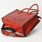 ADBG1131 Tote Hand Tooled Genuine Western Leather Women Bag