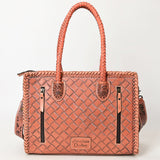 ADBG1131 Tote Hand Tooled Genuine Western Leather Women Bag