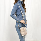 ADBG1135 Cellphone Holder Genuine Western Leather Women Bag