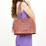 ADBG1139 Tote Hand Tooled Genuine Western Leather Women Bag