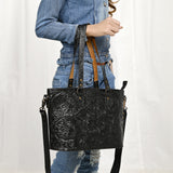 ADBG1141 Tote Hand Tooled Genuine Western Leather Women Bag