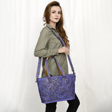 ADBG1141 Tote Hand Tooled Genuine Western Leather Women Bag