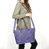 ADBG1141 Tote Hand Tooled Genuine Western Leather Women Bag