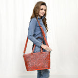 ADBG1141 Tote Hand Tooled Genuine Western Leather Women Bag