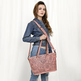 ADBG1141 Tote Hand Tooled Genuine Western Leather Women Bag