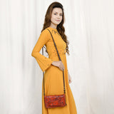 ADBG1228 Clutch Genuine Western Leather Women Bag