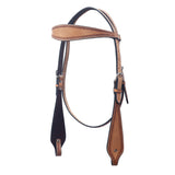 BER407-Western Leather Headstall