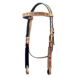 BER408-Western Leather Headstall