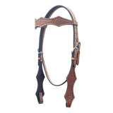 BER410-Western Leather Headstall