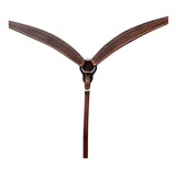 BER411-Western Leather Breast Collar