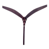 BER460-Western Leather Breast Collar