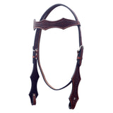 BER460-Western Leather Headstall