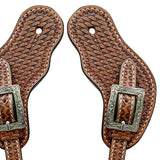 BER460-Western American Leather Spur Strap