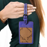 ADBG1462 Card Holder Hand Tooled Genuine Western Leather Women Bag