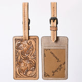 ADBG1462 Card Holder Hand Tooled Genuine Western Leather Women Bag