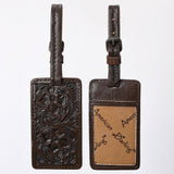 ADBG1462 Card Holder Hand Tooled Genuine Western Leather Women Bag