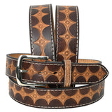 BEG106-Western Leather Belt