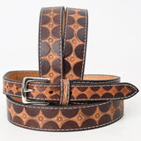 BEG117-Western Leather Belt