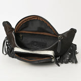 OHG186 Fanny Pack Genuine Leather women bag western Bag