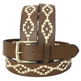 BEG124-Western Leather Belt