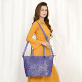 ADBG1480 Tote Hand Tooled Genuine Western Leather Women Bag