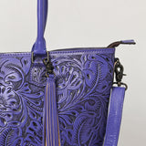 ADBG1480 Tote Hand Tooled Genuine Western Leather Women Bag