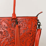 ADBG1480 Tote Hand Tooled Genuine Western Leather Women Bag