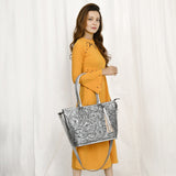 ADBG1480 Tote Hand Tooled Genuine Western Leather Women Bag