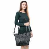 ADBG1473 Tote Hand Tooled Genuine Western Leather Women Bag