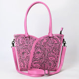 ADBG1473 Tote Hand Tooled Genuine Western Leather Women Bag