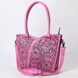 ADBG1473 Tote Hand Tooled Genuine Western Leather Women Bag