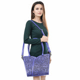 ADBG1473 Tote Hand Tooled Genuine Western Leather Women Bag