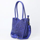 ADBG1473 Tote Hand Tooled Genuine Western Leather Women Bag